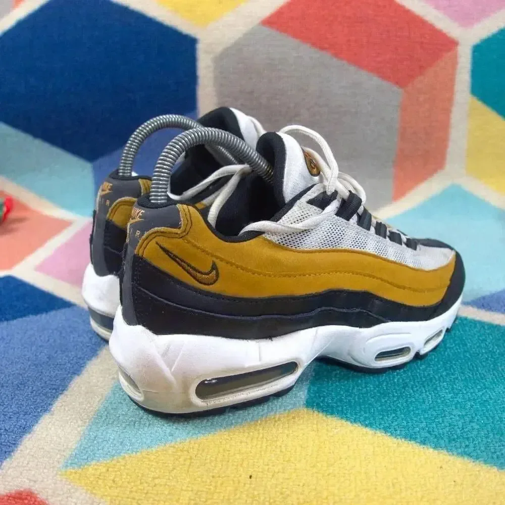 Nike Air Max 95 Recraft (GS) Big Kids Wheat Black White ‎ Size 5Y